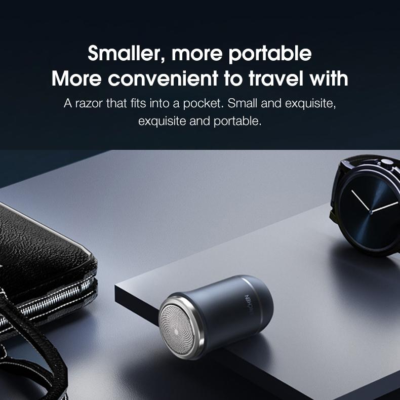 Xiaomi Enchen мини-электрическая бритва для лица для мужчин перезаряжаемая машина для бритья бороды влажная-сухая водонепроницаемая электробритва для путешественников двойного назначения