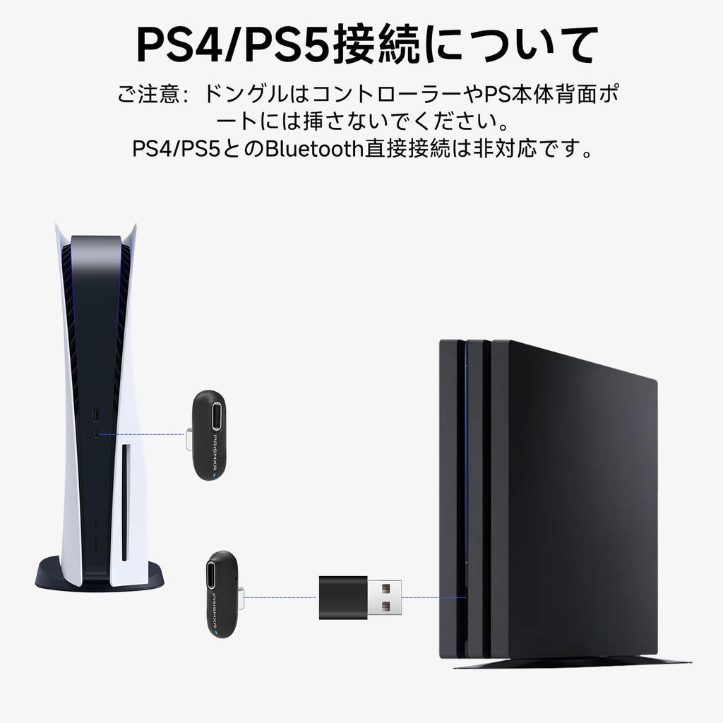 PRISMXR Vega T1 Wireless Gaming Earphone Low Compatible with Quest Dongle, Latency, 3/3s/2 (Dark Gray)