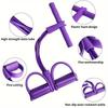 Arm & Leg Resistance Trainer with Foot Pedals – Sit-up Abdominal Workout Rope.