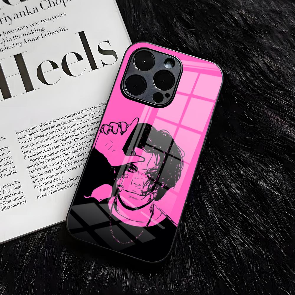Y-Yungblud Hot Singer Phone Case For IPhone 17 Air 16 E Pro Max 15 14 13 Mini 12 Pro 11 Max Plus Black Glass Cover