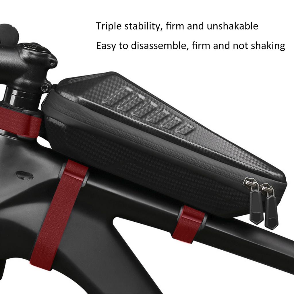 Wheel Up Bicycle Cycling Bag Reflective Front Top Tube Bag Waterproof Storage Pouch
