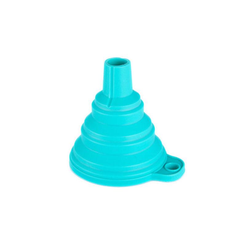 Силиконовая мини-телескопическая воронка с длинным горлом