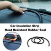 Car Rubber Seal Protector Guard Strip Automotive Sealing Strip Center Console Edge Protector Acoustic