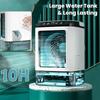 HOMEFISH Кондиционер Портативный вентилятор Настольный Двойной распылитель Ультразвуковое распыление 3 скорости Бесшумный Охладитель воздуха Ночник Электрический вентилятор