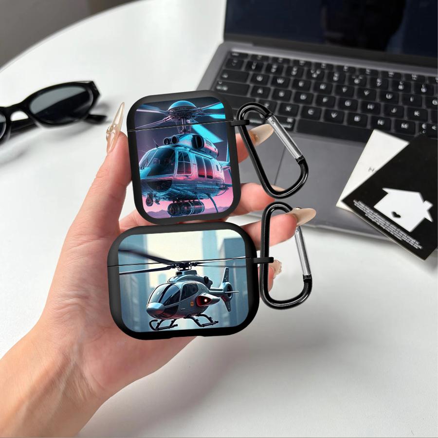 Чехол для наушников Cover Case Для Airpods 1 3 Pro3 Pro 4 Pro2 2 Самолет