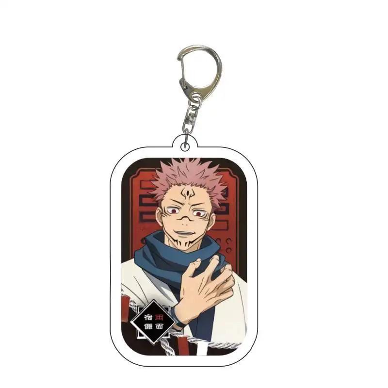 Аниме Брелок Jujutsu Kaisen Итадори Юдзи Годзё Сатору Мультяшный Акриловый Брелок-Подвеска для Сумки Косплей Аксессуар