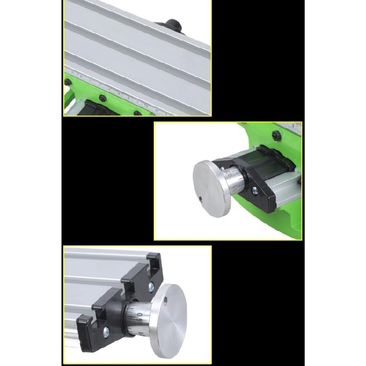 Двунаправленный регулируемый верстак для мини-токарных станков, моделирования, деревообрабатывающих мастерских, отличающийся простой установкой