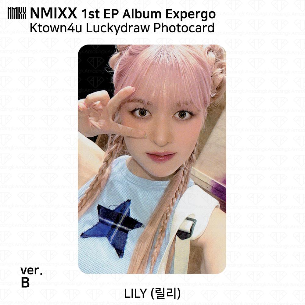 NMIXX 1-й EP-альбом Expergo Lucky Draw Фотокартка Открытка Soundwave Ktown4U KPOP