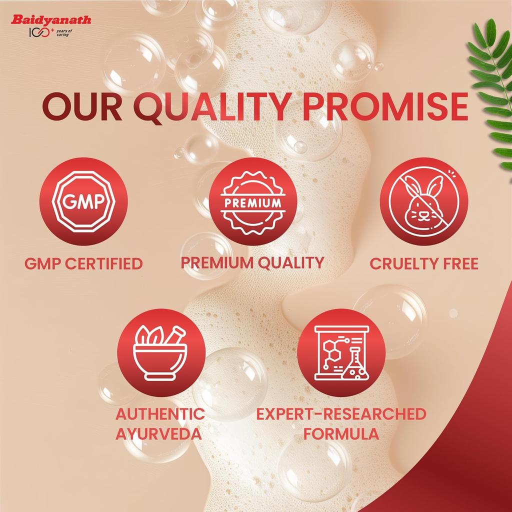 Baidyanath Bhringhraj Shampoo 200 ml | Ayurvedic Herbal Hair Cleanser With Amla & Bhringhraj | Sulphate Free Gentle Scalp Nourishment