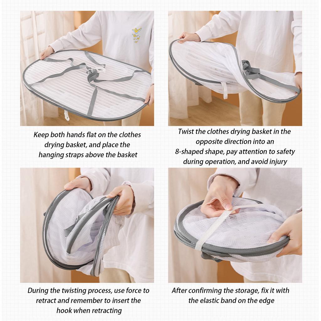 Складная подвесная сушилка Сетка-ловушка для мух для балкона Подвесная сушка Продукты Рыба Овощи Сушка белья Сетчатый мешок 1/2/3 слоя