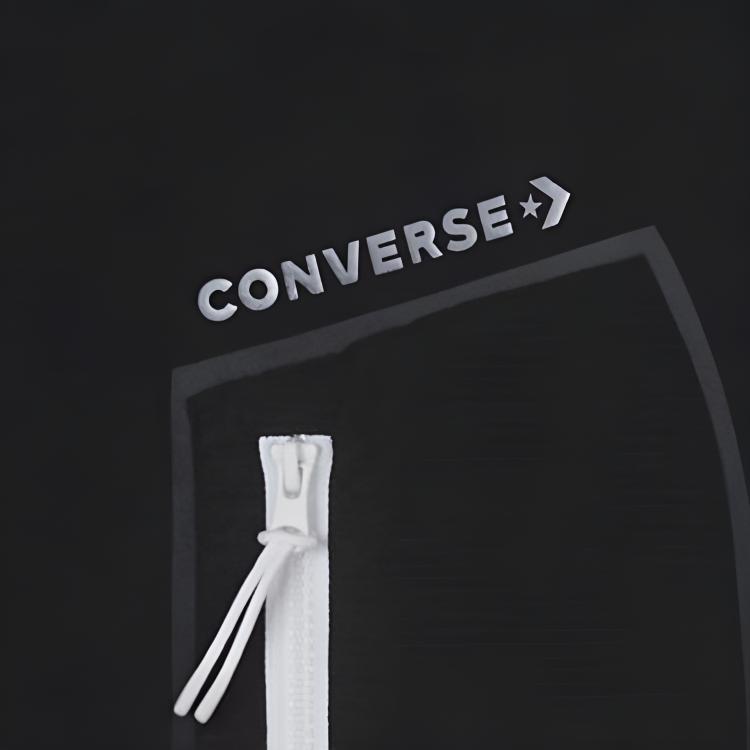 Converse Футболки Унисекс Черные С Круглым Вырезом Умеренный Прямой Крой 10025872-A02