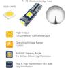WLJH 10 Pack White Canbus T5 Led Bulb 2721 37 74 Wedge Lamp PC74 Twist Sockets Dash Dashboard Lights trument Panel Cluster Leds Car Replacement