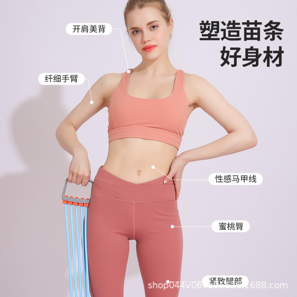 Регулируемый расширитель груди, 5 веревок, система упражнений с сопротивлением, ленты, силовой тренажер для домашнего тренажерного зала, тренажер для тренировки мышц