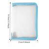 Solid Color Transparent Zipper Pouch Multifunctional File Pocket Document Organizer Pouch  Kids