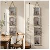 Linked Photo Holder Wall Art Picture Frame 6-Inch Vertical Photo Wall  Bedroom