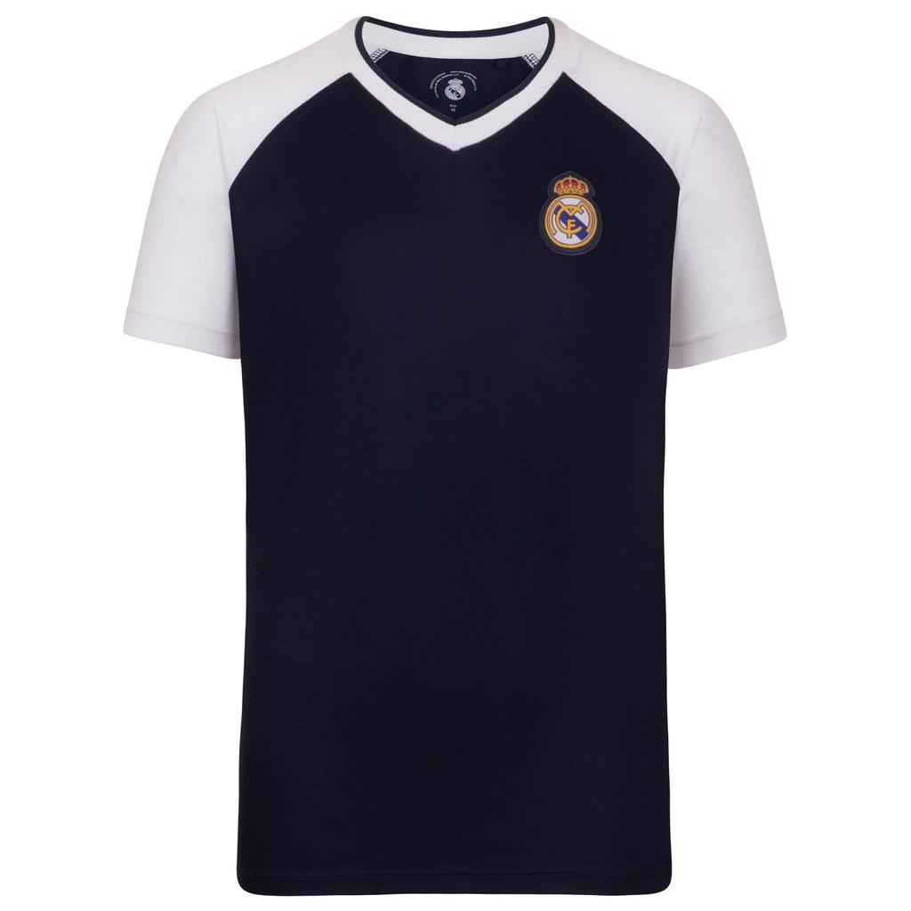 Real Madrid CF Boys Polyester V Neck T-Shirt