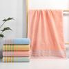 Thickened Absorbent Bath Towel - Large Pure Cotton & Polyester Blend, 90x40 Cm, Suitable for Adult Face and Household Use