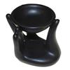 Oil And Wax Melt Burner Helping Hand Black