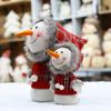Funny Christmas Snowman Doll Delicate Snowman Figure Christmas Window Decoration  Home Decoration