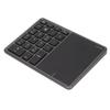 2 in 1 Wireless Number Pad Toucad 22 Keys Wireless  4.2 2.4G Type C Charging 500mAh Battery Numeric Keypad