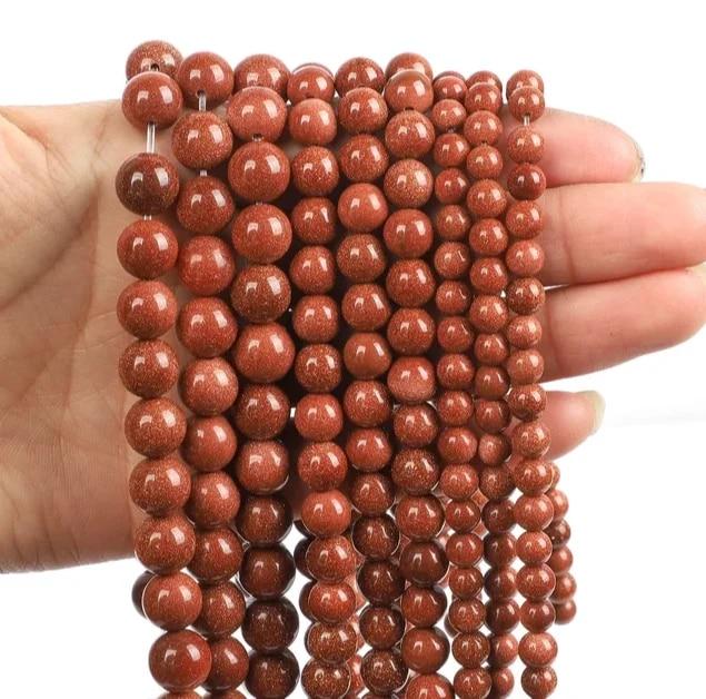 30pcs Natural Stone Beads Tiger Eye Agate Turquoise Rose Quartz Lapis Jade Opal Round Loose Beads for Jewelry Making DIY Bracelet 6mm