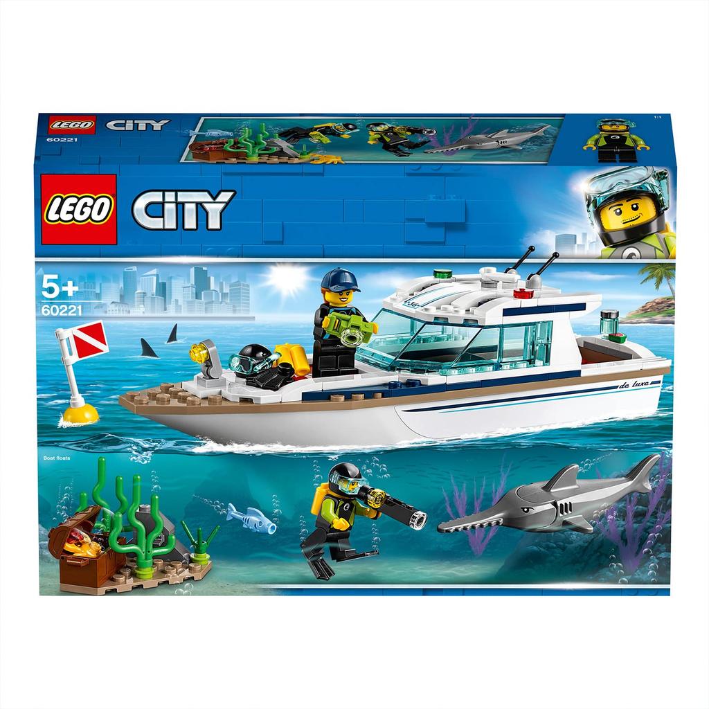 LEGO City Дайвинг-яхта 60221 Конструктор Игрушки для мальчиков и девочек