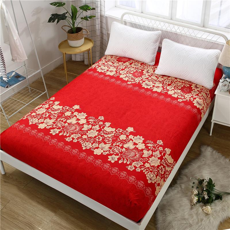 Простыня с эластичной резинкой по всему периметру, нескользящая пылезащитная простыня(Без наволочки)