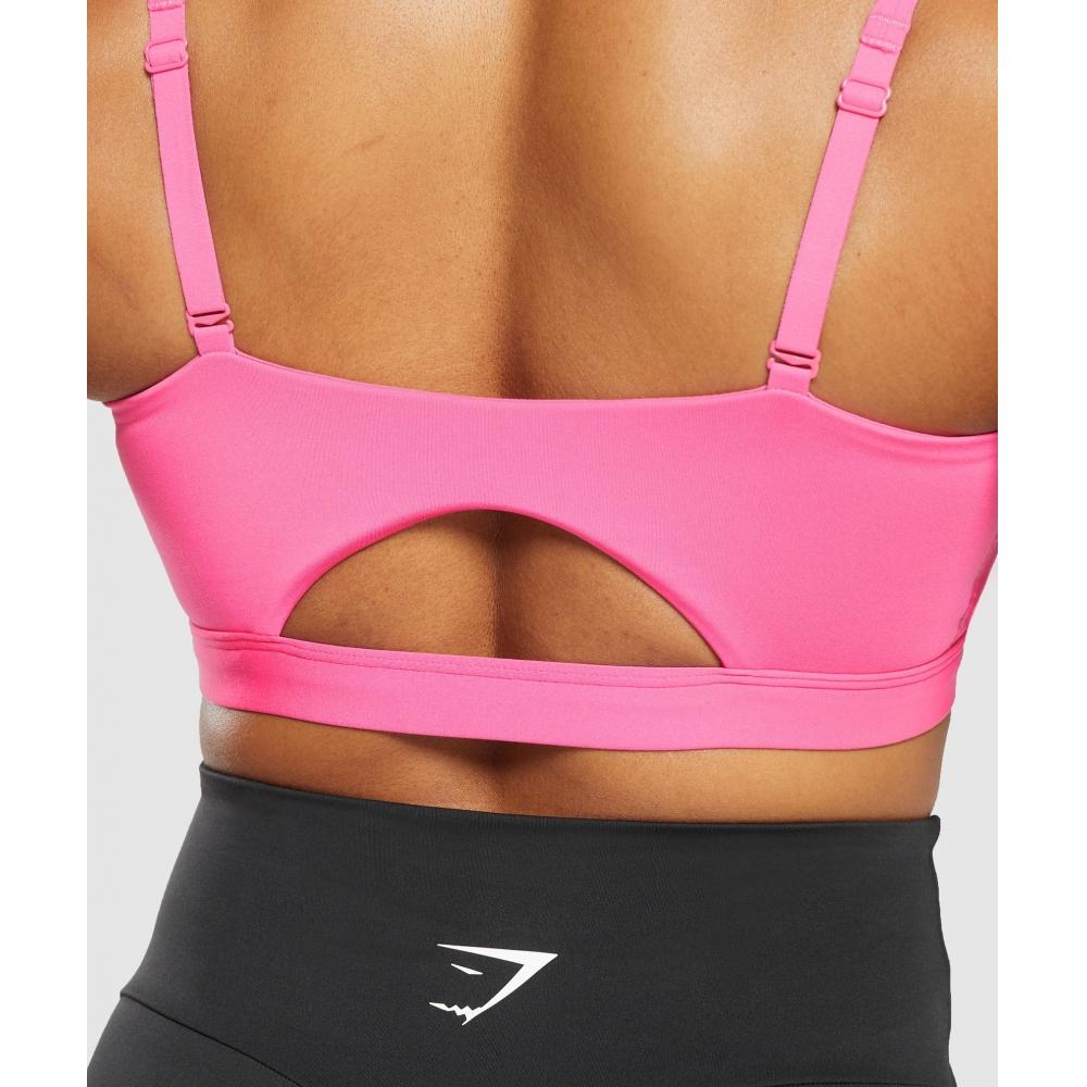 Gymshark Вырезанный бандо Физический розовый B8a9d Kb7c