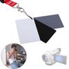 Pocket-Size Digital Grey White Black Gray Balance Cards 18% Digital Gray Card for Digital Camera