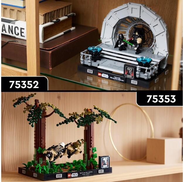 LEGO Star Wars 75353 Диорама: Преследование на боевом корабле по Эндору