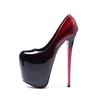 New High-heeled Shoes Woman Pumps Wedding Party Shoes Platform Women Shoes High Heels 11cm Suede Black Heels 2024