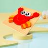 Toddlers Wooden Puzzle Animal Vehicle Cognition Preschool Early Education 3D Jigsaw Puzzle Colorful Block Assembly Toy Boys Girls Gift