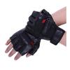 Men Women Leather Gloves Non-slip Half Finger Breathable Gym Fitness Fishing Cycling Gloves Summer