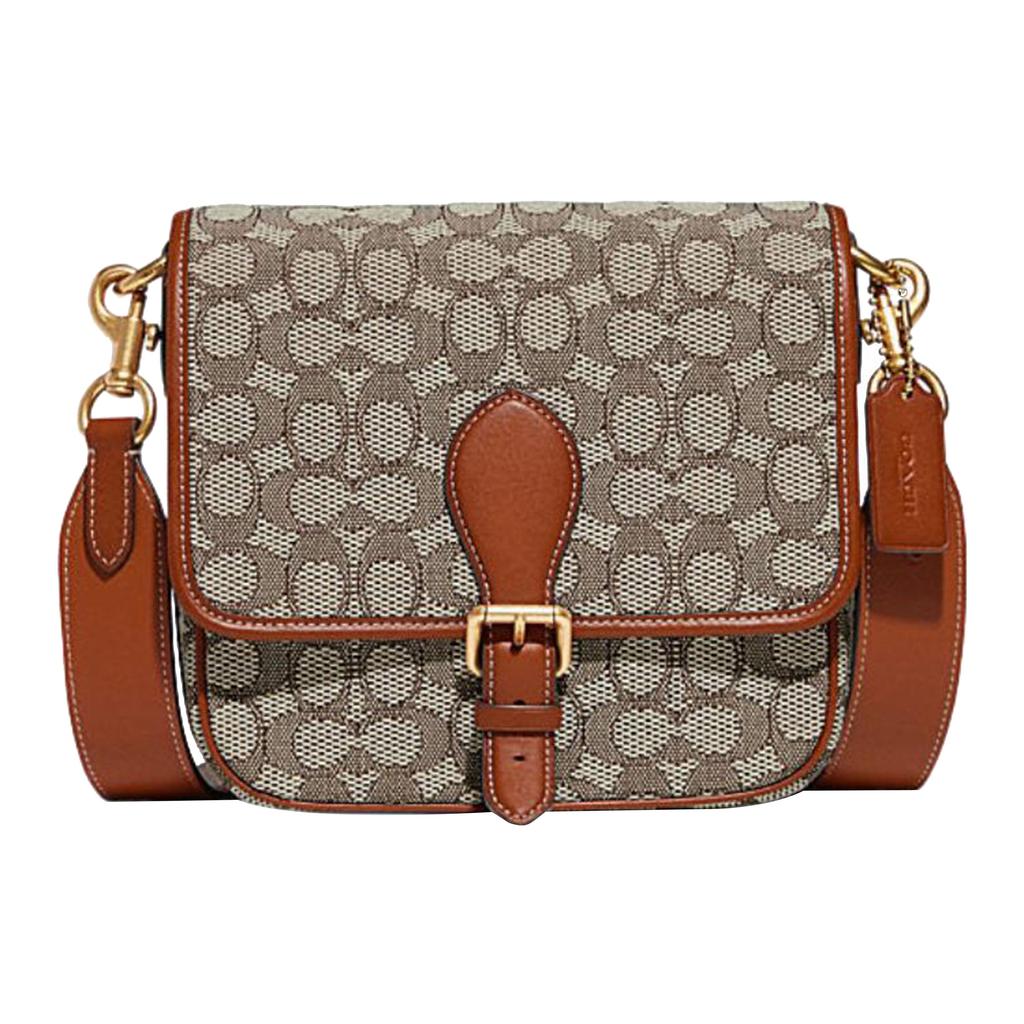 Coach Мини Сумка-кроссбоди Cally сSignature Khaki CC098-COC