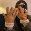 Скидка для новичков - Женские американские ретро замшевые перчатки: Теплый, на подкладке, ветрозащитный для осени и зимы
