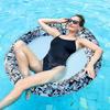 Надувной плавательный матрас для взрослых, сетчатый плавательный матрас, шезлонг для летнего бассейна, шезлонг для пляжа и озера, поплавок-реклайнер