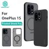 Для OnePlus 15 Чехол для телефона Nillkin Super Frosted Shield Pro Магнитный Жесткий ПК+ТПУ Чехол Ударопрочная Задняя Крышка
