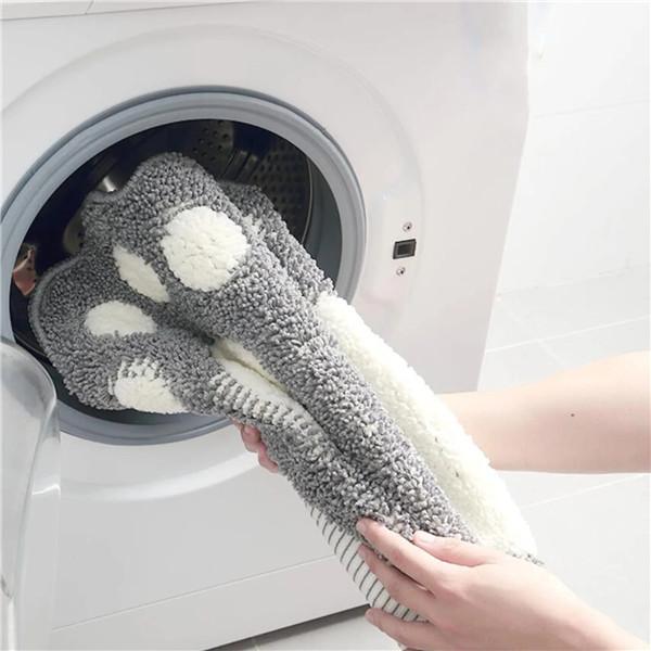 Нескользящий ковер для ванной комнаты с принтом ног, коврики для ванной, впитывающий коврик, напольный коврик, коврик для двери, кухонный коврик для двери, декор для ванной комнаты