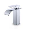 Stainless Steel Cross-Border Waterfall Faucet: Hot/Cold Single Hole Bathroom Vanity Basin Tap