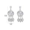 New High-Level Sense Of Luxury Sparkling Rhinestone Earrings Fashion Hundred With Diamond Earrings Women's Earrings 1 Pair