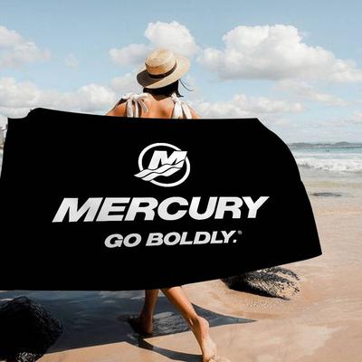 Пляжное полотенце из микрофибры Mercury Racing Впитывающее Быстросохнущее Мягкое для Йоги Плавания Курорта Альпинизма