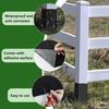 6/12Pcs Wooden Fence Protective Cover Waterproof Protection Kit Anti-Corrosion Outdoor Post