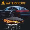 Compatible LED Flowing Turn Signal Taillight Assembly for 2014-2018 Porsche Panamera.