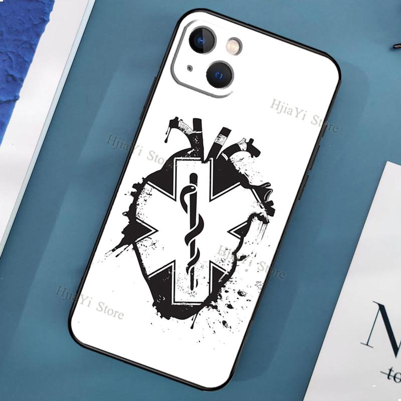Чехол Emergency Medical Star of Life для iPhone 11 12 13 Pro Max Mini X XR XS Max 6 7 8 Plus SE 2020, задняя крышка телефона