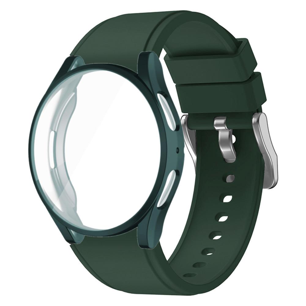 Защитный чехол + ремешок для Samsung Galaxy Watch 4/5/6, 40 мм, 44 мм, мягкий чехол из ТПУ + браслет для Galaxy Watch 6, классический ремешок 43 мм, 47 мм