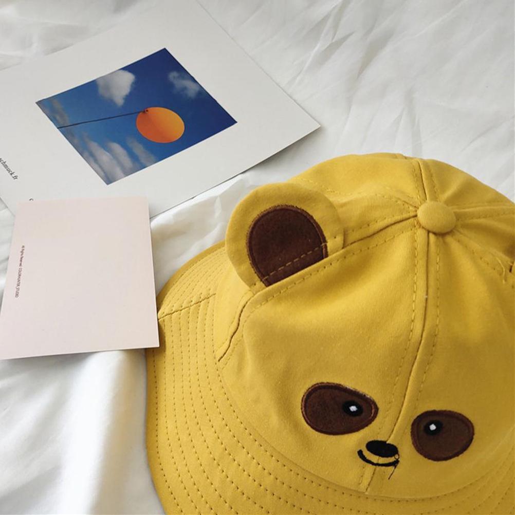 Cute Panda Bucket Hat Summer Bucket Sun Hat for Adults Children Wide Brim Fisherman Hat