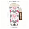 Cute Pink Heart Pattern Stainless Steel Insulated Coffee Tumbler Vacuum Thermal Cup Portable Travel Mug for Women Office Home Gift