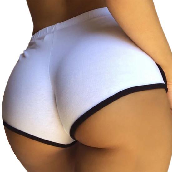 Women's Sexy Booty Shorts Sports Yoga Dolphin Shorts Elastic Running Workout Hot Pants Casual Mini Gym Sportswear for Summer