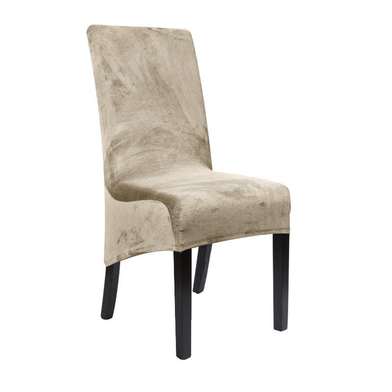 Чехол на стул из бархатной ткани, эластичный, размер XL, чехлы на стулья с длинной спинкой, чехлы на сиденья со спинкой для свадебного стула для столовой и кухни