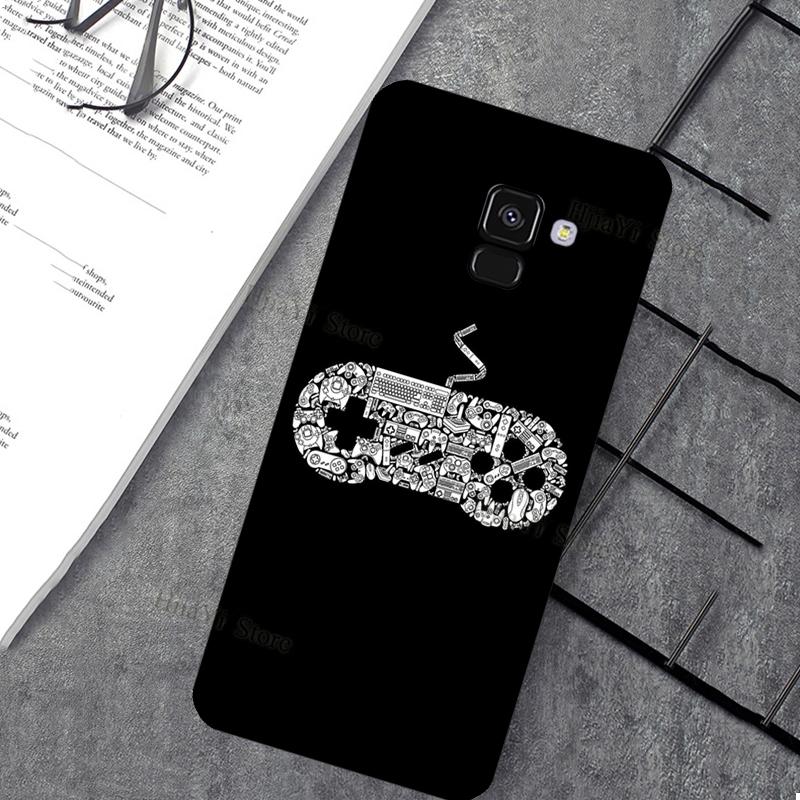 Крутой чехол-накладка для телефона с дизайном игрового контроллера Для Samsung J7 J5 J3 J1 2016 A3 A5 2017 J4 J6 Plus J8 A7 A8 A9 2018
